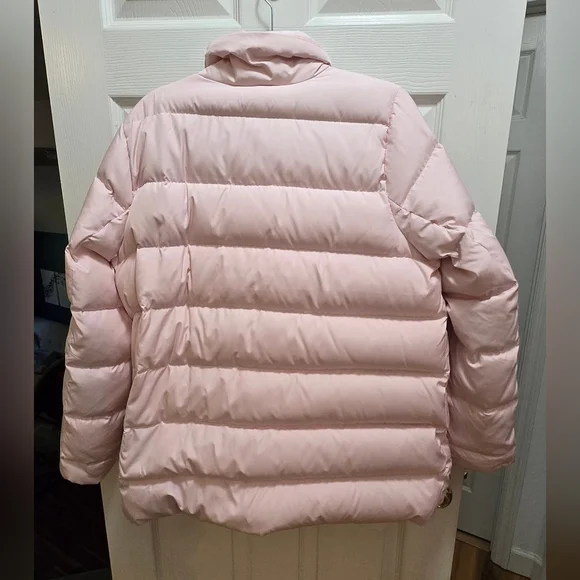 JJill Down-filled quilted pale pink puffer jacket Size Large - Picture 7 of 16